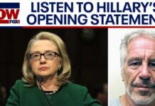LISTEN to Hillary Clinton's opening statement in her Epstein
