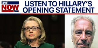 LISTEN to Hillary Clinton's opening statement in her Epstein