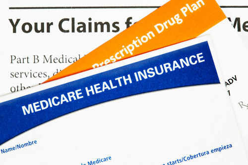 Medicare health insurance documents and prescription drug plan