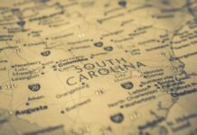 Trump’s Redistricting Ambitions CRUSHED by Own Party South Carolina map close-up with cities and highways