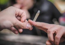 Unanimous Rebuke: Pot Users Keep Guns Hands passing a lit joint between people
