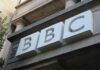 Foreign Broadcaster Digs Into Oval Office BBC logo on a building facade