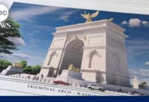 Monument Blitz: Trump’s Arch Breaks Ground Groundbreaking planned for Trump's 'triumphal arch'