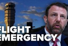 DHS Secretary Markwayne Mullin on flight forced to land at DCA after emergency